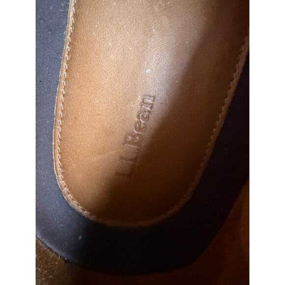 L.L. Bean Men\'s‎ Beige Leather Suede Oxford Shoes Sz 14 main image 5